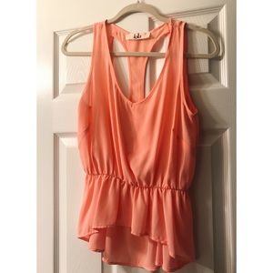 Lola High-low Peplum Blouse